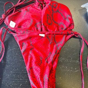 Femme Fatale TwoPiece Bathing Suit Embrace Timeless Elegance with a Daring Twist